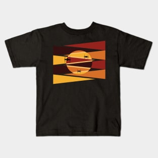 Sunset Fighters Kids T-Shirt